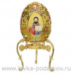 Шкатулка яйцо "Спас Вседержитель" Фаберже 