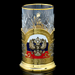 Подстаканник "Герб. Триколор" Златоуст