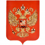 Панно "Герб России" Янтарь