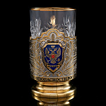 Подстаканник латунный "ФСБ". Златоуст
