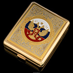 Портсигар "Герб РФ". Златоуст