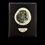 Панно из кости "Тигры" 12х24 см