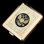 Портсигар "Герб РФ". Златоуст